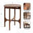 Kroscove Geometric Mango Wood Side Table