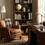 Boîte à livres décorative blanche et noire, S / 3