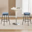 Tabouret de comptoir rembourré 26,97 po Kipten-1214027750