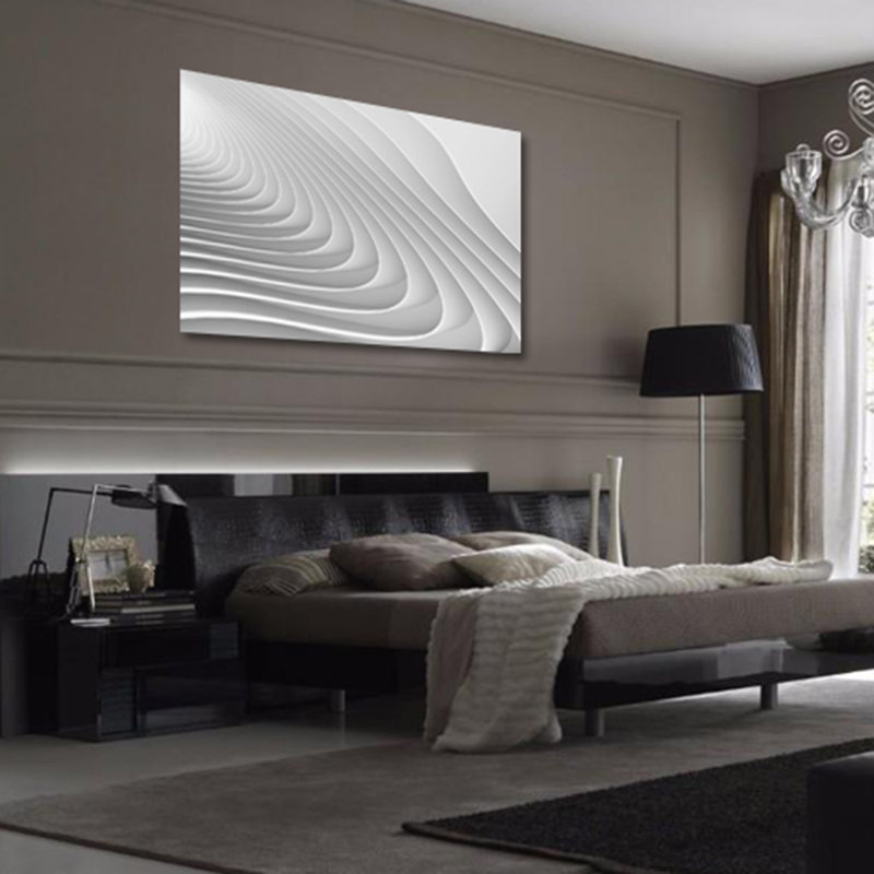 Waves Print, 36" H x 24" W x 1.5" D