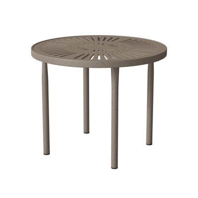 La'Stratta Round Outdoor Coffee Table , 20.38'' in. W 20.38'' in. D