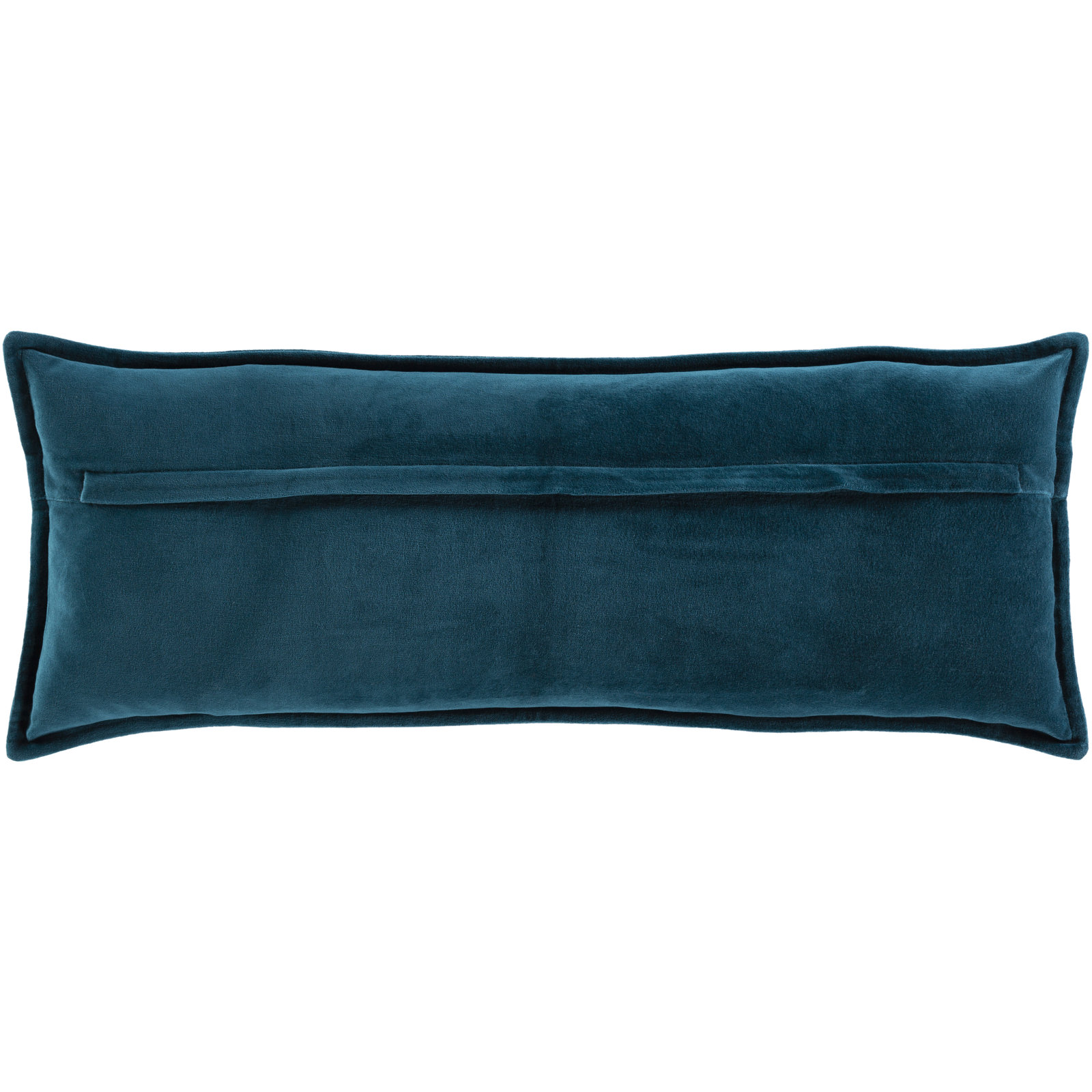 Norwin Cotton Pillow Cover, Polyester, Rectangle 12"H x 30"W, Deep Teal