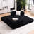 Convertible 78.5" Folding Bed With 2 Pillows, 3 - Seater Futon Couch, Foam Spring Floor Mattress For Living Room, Office, Apartment, Corduroy, No Assembly Couch Fold Out , Mattress, Vacuum Packed,-175622214