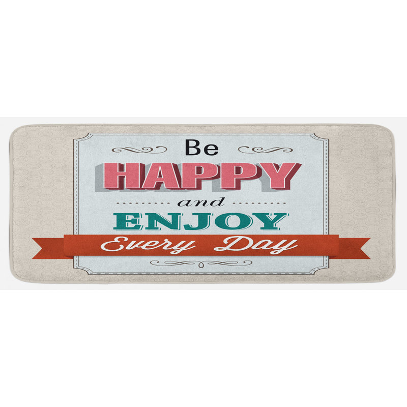 Tapis de cuisine Be Happy
