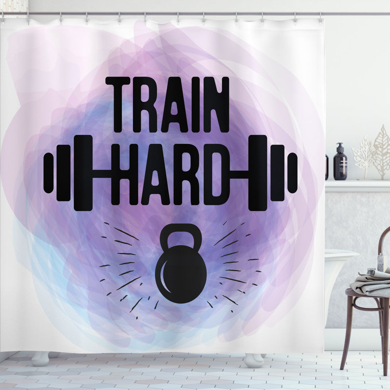 Shower Curtain with Hooks Included, 70"H x 69"W