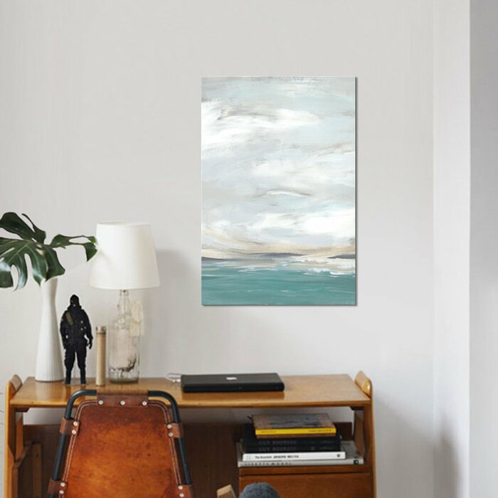 Bless international Seafoam Vista II Print | Wayfair