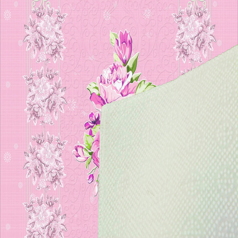 Stylish Hall Carpet (3.3 x 6.6 ft), 100% Polyester, 0.3 in Pile Height | Antibacterial, Non-Slip PVC Felt Dot Underside | Machine Washable, 3D Digital Print, Durable & Easy to Clean | Perfect for Entryway & Living Areas