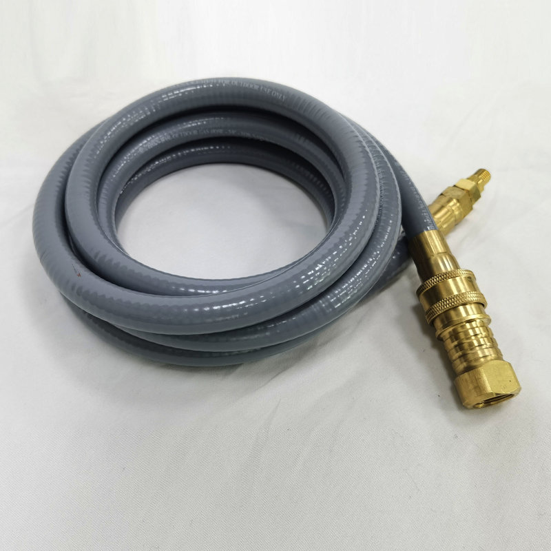 Natural Gas Hose For Water Heaters And Grills Secure Versatile With Steady Flow Low Quick Connect Ideal Fire Table Patio Applications Design Indoor Outdoor Use