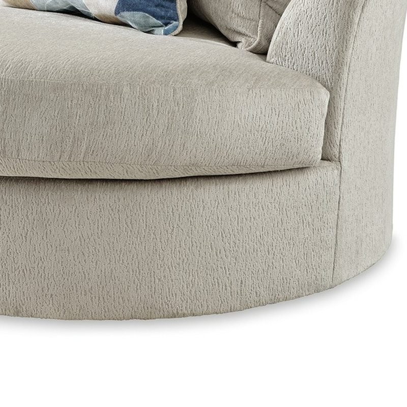 Chaise d'appoint Maxo, Mélange de polyester ivoire