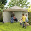 3x3M Pop Up Gazebo, Height Adjustable Party Tent Event Shelter for Garden, Patio-136315168