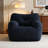 Compression 37"W Medium Teddy Fabric Bean Bag Chair-1686261972