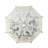 Pack Of 6 Mini Lace Umbrella Parasols With Sequins - Delicate Dolls Size Decorative Small Umbrella For Weddings, Baby Showers, Parties And Events - 11.6 Inch Diameter-110139195