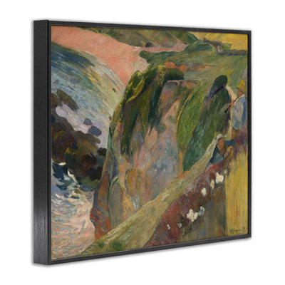 «Gauguin classique au-dessus de la mer», estampe numérique encadrée par one1000paintings