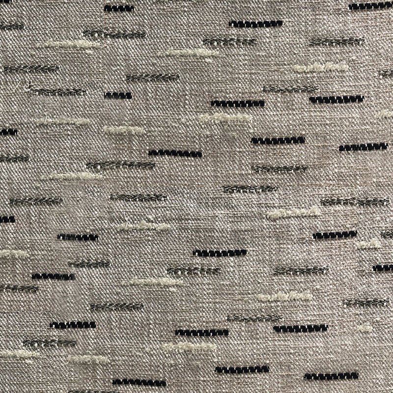 Japon Jun Cotton Blend Performance Fabric, Lino/Onyx