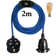 Mateer Ceiling Pendant Fitting, E27 Lamp Holder 2M Plug In Pendant Light Cord, Fabric Cable 3 Pin Plug In With On/Off Switch Lighting Kit