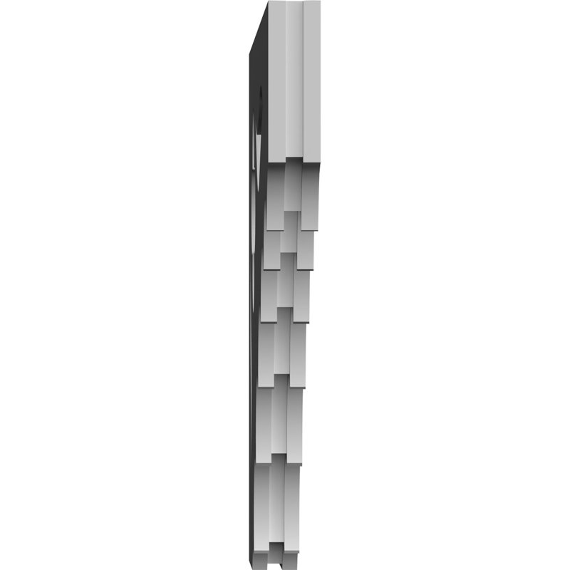 Corbeau en PVC de qualité architecturale Wellington, H 22 po x l 22 po x P 1,875 po