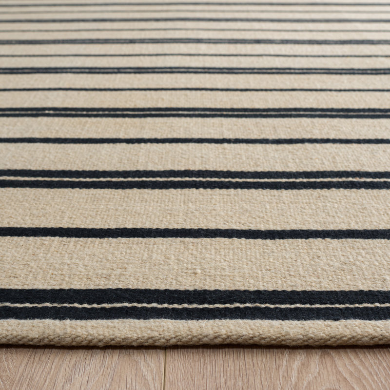 Ralph Lauren Sagaponeck Stripe Wool Striped Rug, Rectangle 6' x 9'