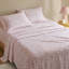 Ensembles de draps et de draps 100% coton confortables, conception des Fêtes pour la famille