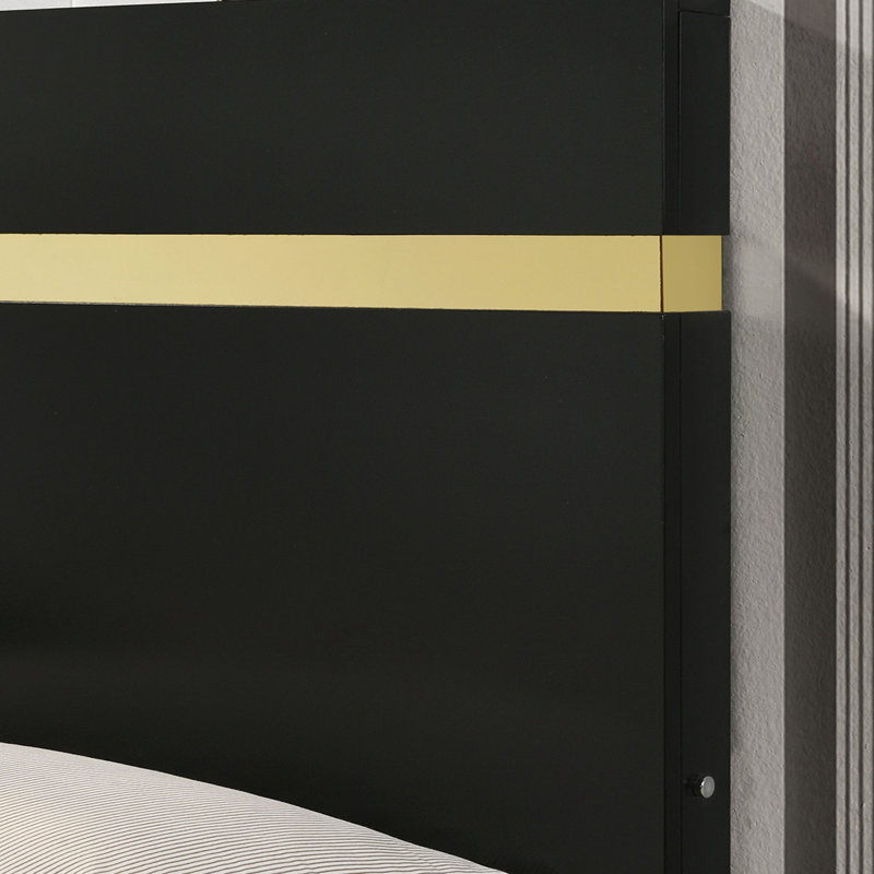 Mobilier de chambre à coucher moderne à DEL moderne