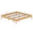 Modern Minimalist Platform Bed with Reinforced Slat Support System for Quick Assembly-1362319502
