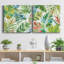«Tropical Sketchbook I», ensemble de 2 reproductions d'art sur toile tendue-459982096