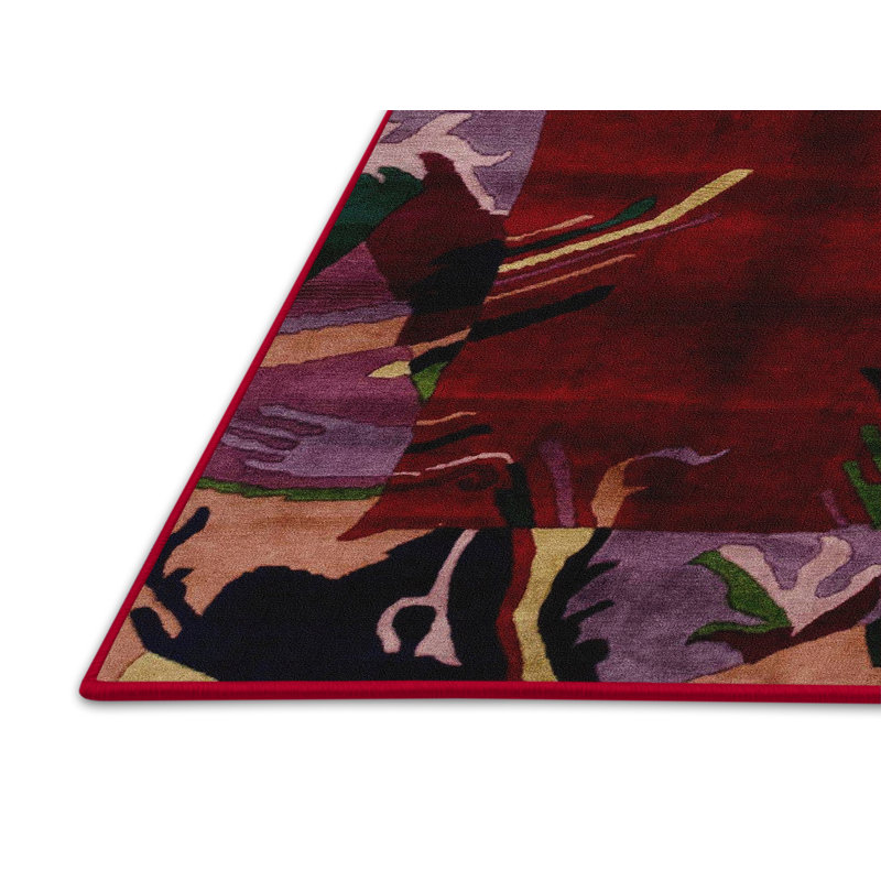 Milad Abstract Indoor Rug, Rectangle 2' x 5'