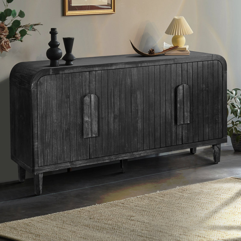 Buffet 59 po 59 po Farmhouse, Noir antique