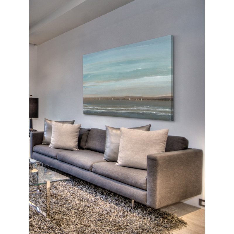 " Distant Coast II ", 12" H x 18" W x 1.5" D