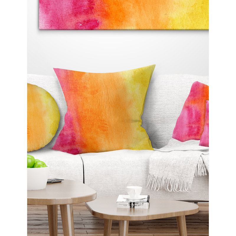  Coussin abstrait, Rectangulaire, 12 po x 20 po