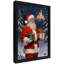 Cadre noir encadré noir, cadeau de père Noël, art mural classique, peinture à l'huile-1278708764