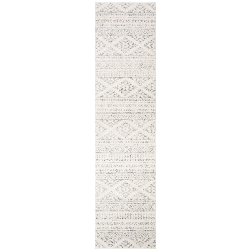 Leiding Ivory/Dark Grey Rug, Runner 61 x 213cm