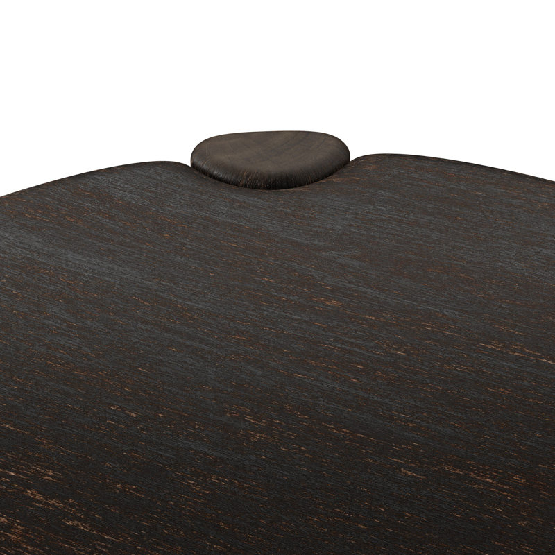 Toman Coffee Table, Ebony Rustic Oak