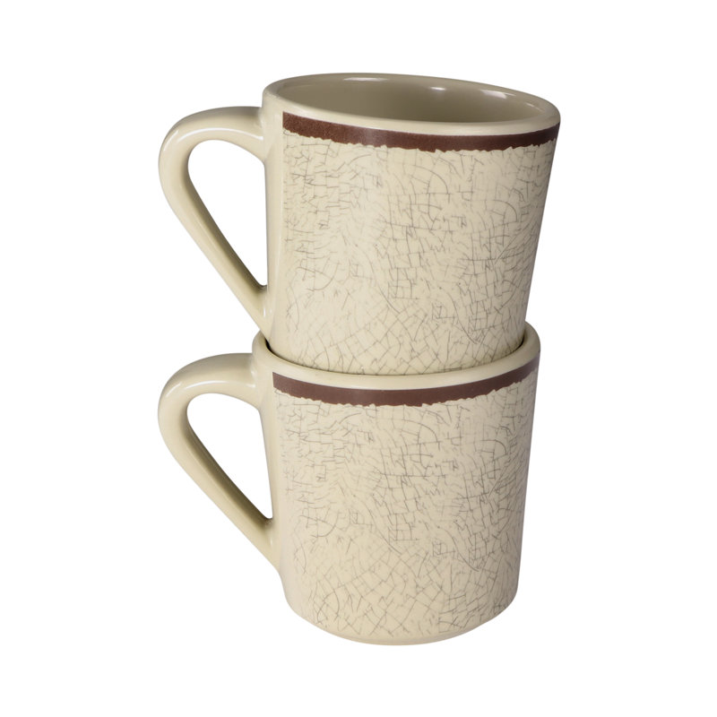 Mojave Melamine Coffee Mug, Vanilla, 14 oz