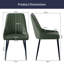Modern Faux Leather Upholstered Dining Chair with High Back -129687989