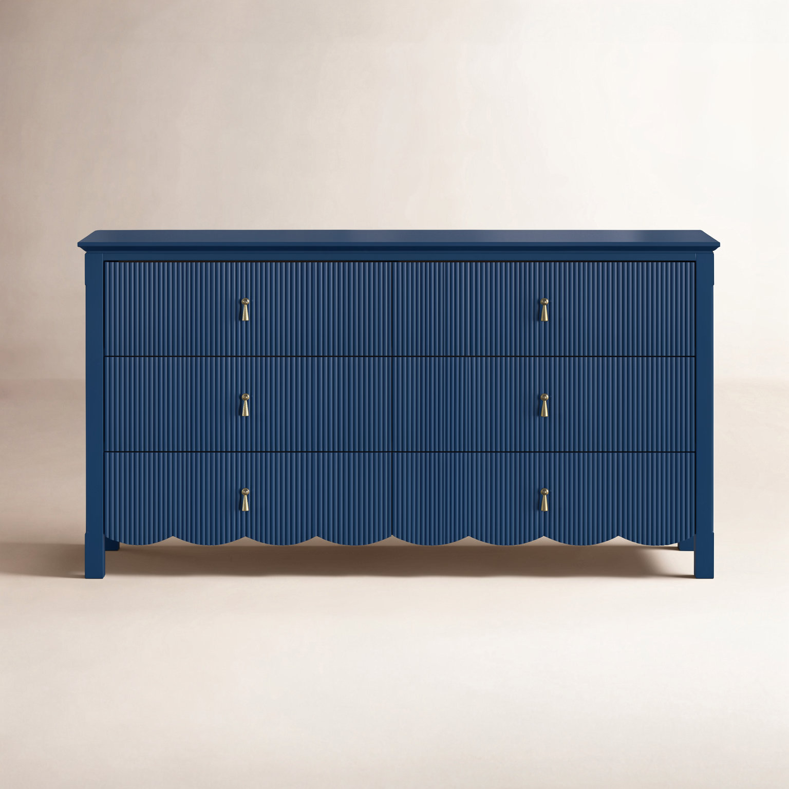 Sofia 6 - Drawer Dresser, Navy 