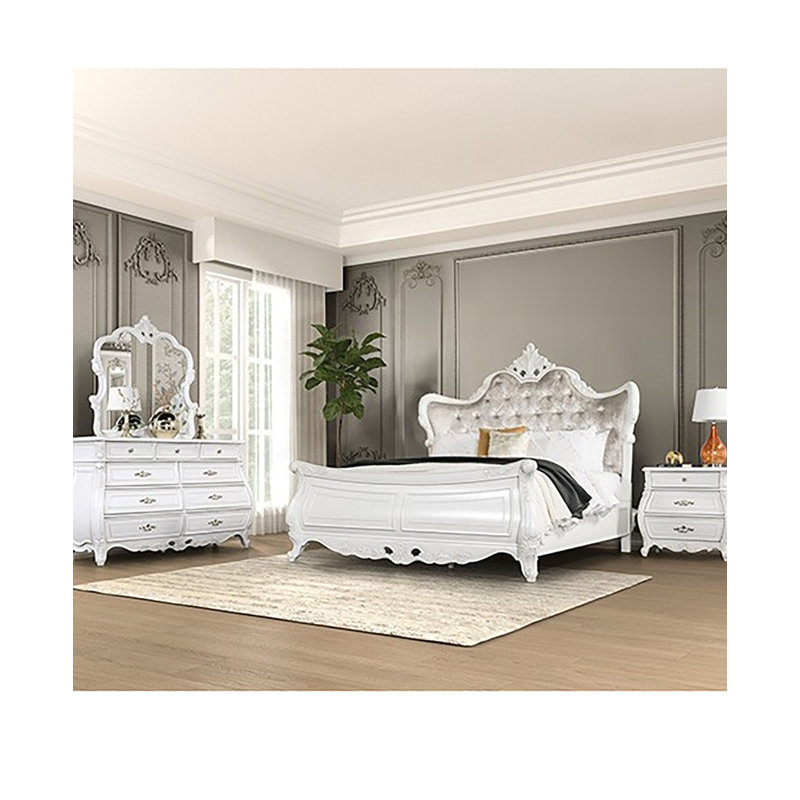 Atmane Wingback Bed, King