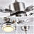 Malicai Ceiling Fan with LED Lights-733493114