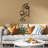 Elegant Decorative Metal Wall Accessory, Black, 15.4 x 26.8 inches | 100% Metal, Thickness: 0.05 inches | Perfect for Home Decor, Modern Aesthetic, Durable & Stylish Wall Art for Living Room or Office