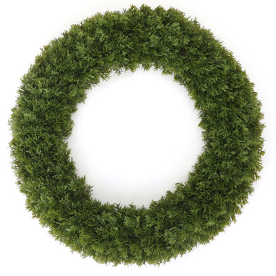 Couronne de verdure de porte d'entrée