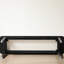 Banc moderne en chêne noir avec plateau naturel, 11,2 po de largeur, pour le salon principal