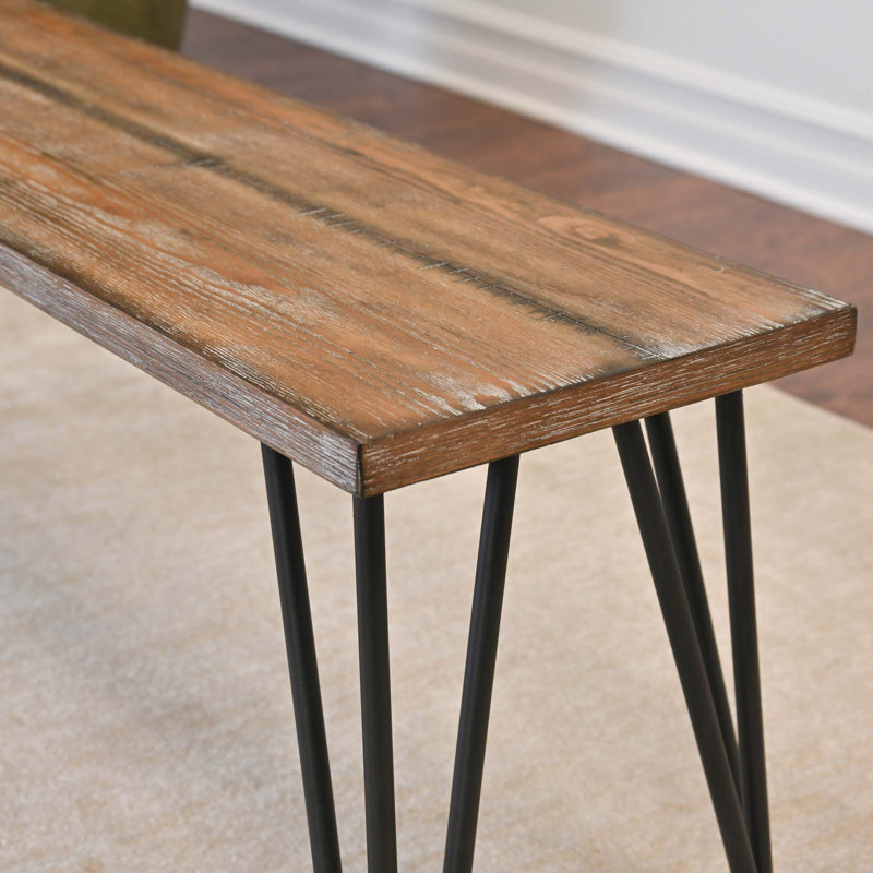 Banc de salle à manger en bois Aryven