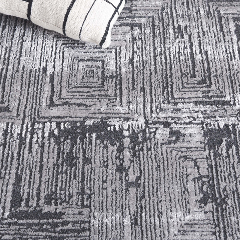 Whisper Performance Abstract Rug, Rectangle 5'3" x 7'6"
