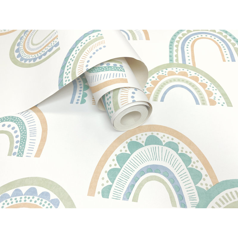 53cm x 10.5cm Matte Wallpaper Roll, Green