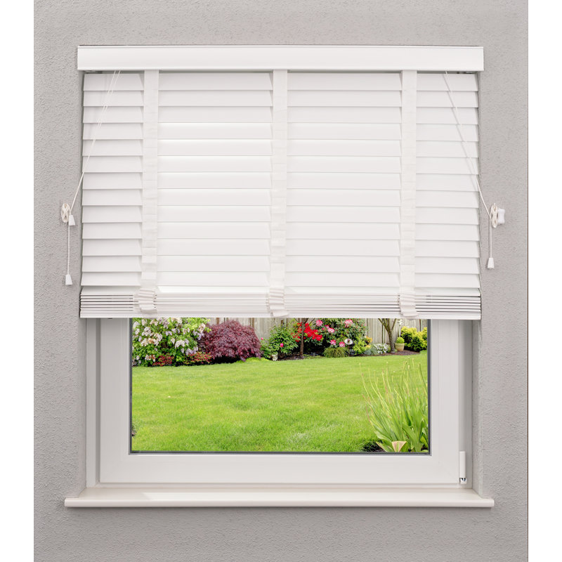 Room Darkening Horizontal/Venetian Blind, White, 130 cm L x 45 cm W