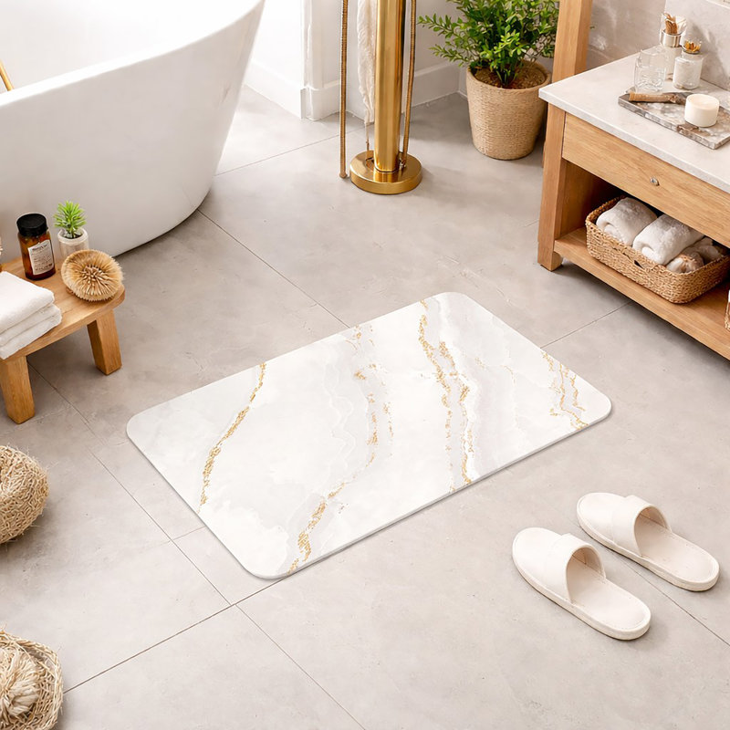 Tapis de bain en pierre Diatomite