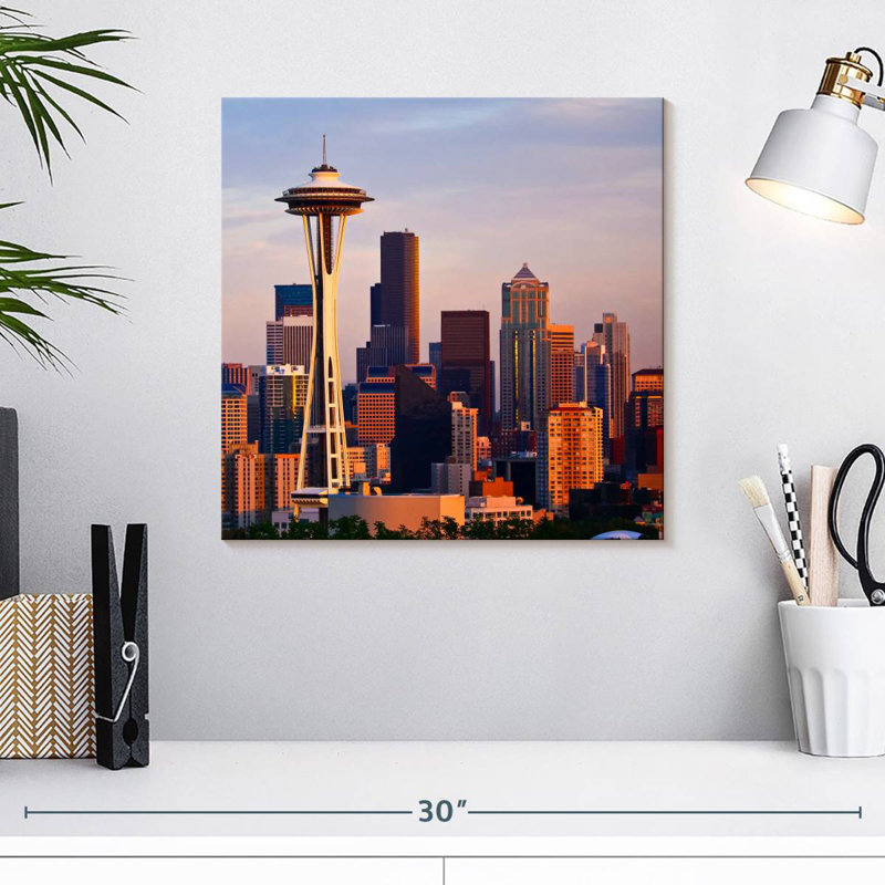 Nicci Seattle Center Space Needle, 16" H x 16" W