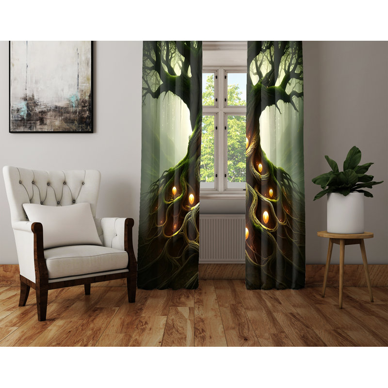 Window Curtains (WC01635), 20" W x 52" L