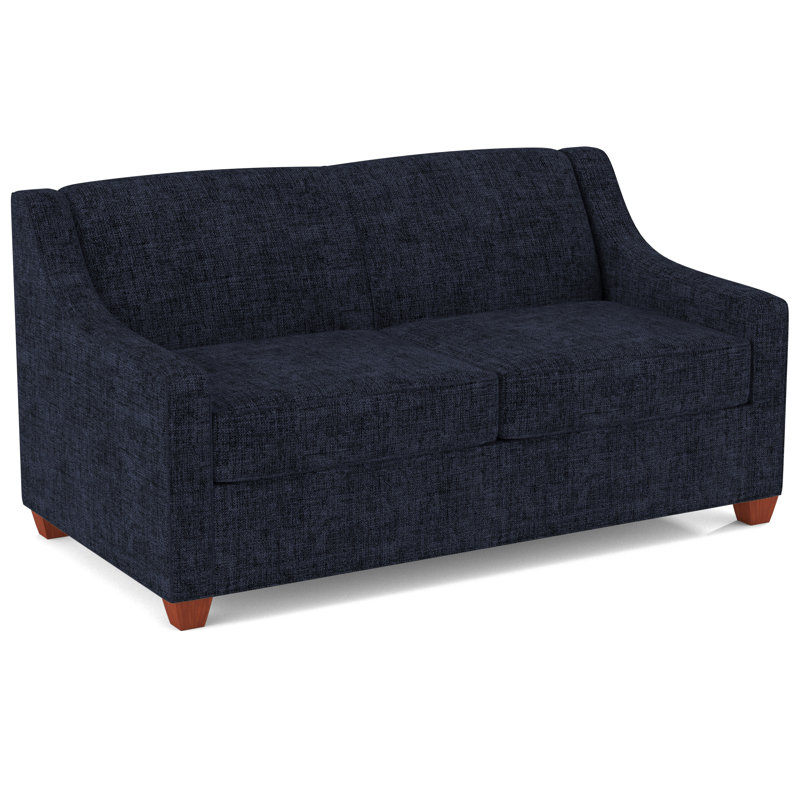 Phillips 68" Recessed Arm Sofa Bed with Reversible Cushions, Ridgecrest Putty, BM Cherry, Hybrid