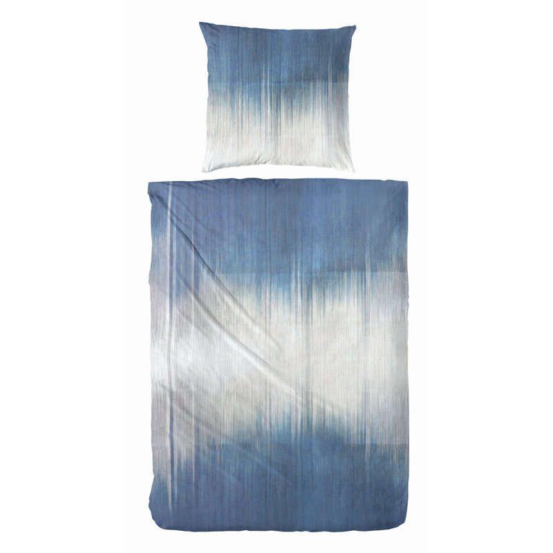 Ebbe & Flow mako satin bed linen, Single - 1 Pillowcase (80 x 80 cm), Grey