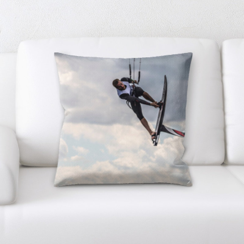 Microsuede Throw Pillow